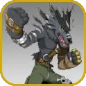 MirageGaogamon evolves into BlackWereGarurumon