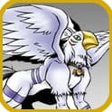 Seraphimon evolves into Hippogriffomon