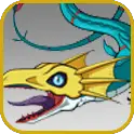 Hisyaryumon evolves into Seadramon