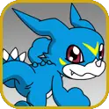 Minotaurmon evolves into Veemon